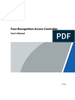Face Recognition Access Controller - User's Manual - V1.0.1
