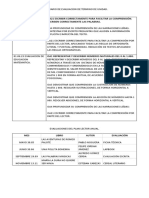 Calendario de Evaluacion de Termino de Unidad