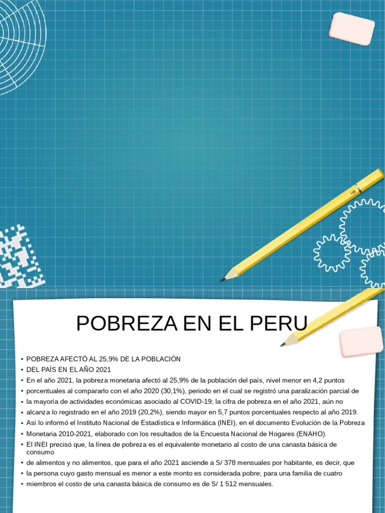 Pobreza en El Peru | PDF