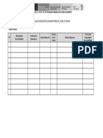 Ficha de Registro de Monitoreo Al Practicante