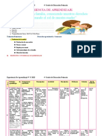 4° Mayo Experiencia de Aprendizaje 3