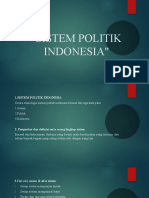 Sistem Politik Indonesia