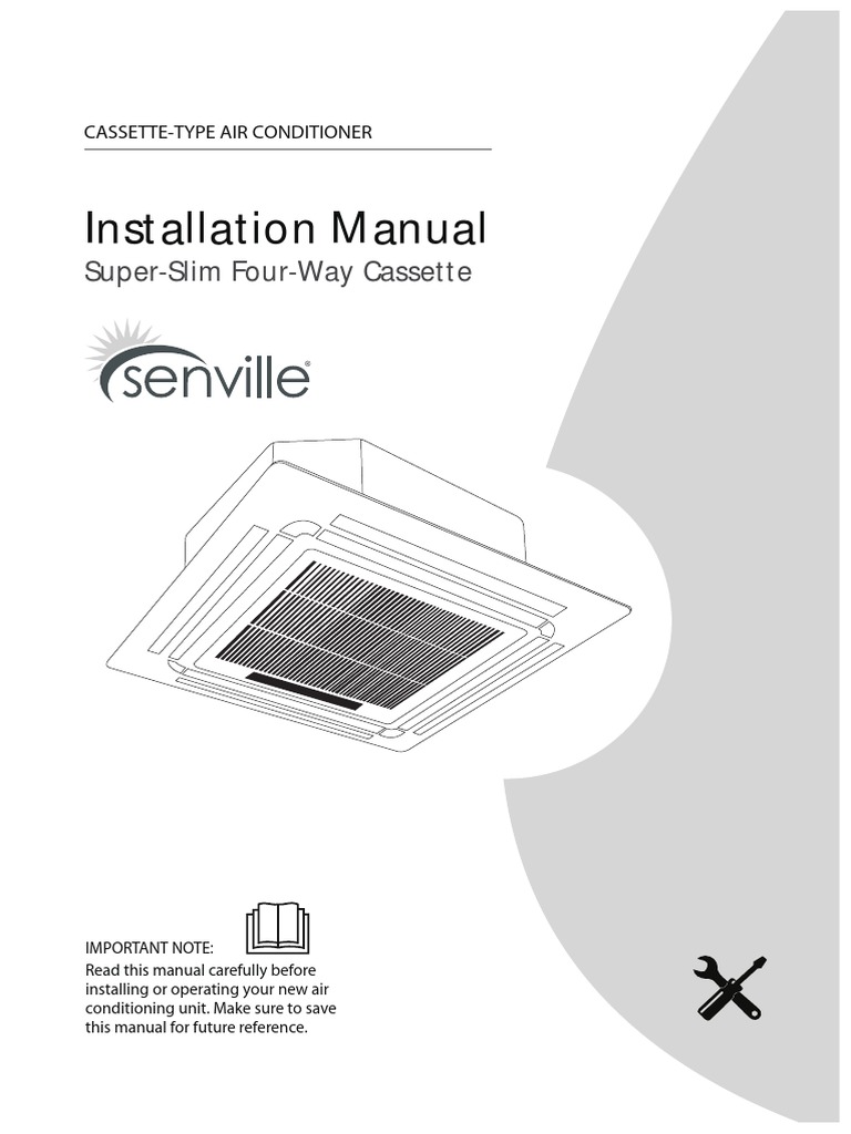 Ceiling Cassette Installation Manual 8 PDF Manufactured Goods