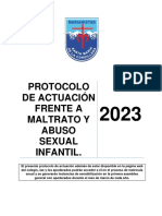 Protocolo Actuacion Frente A Maltrato y Abuso Sexual Infantil 2023