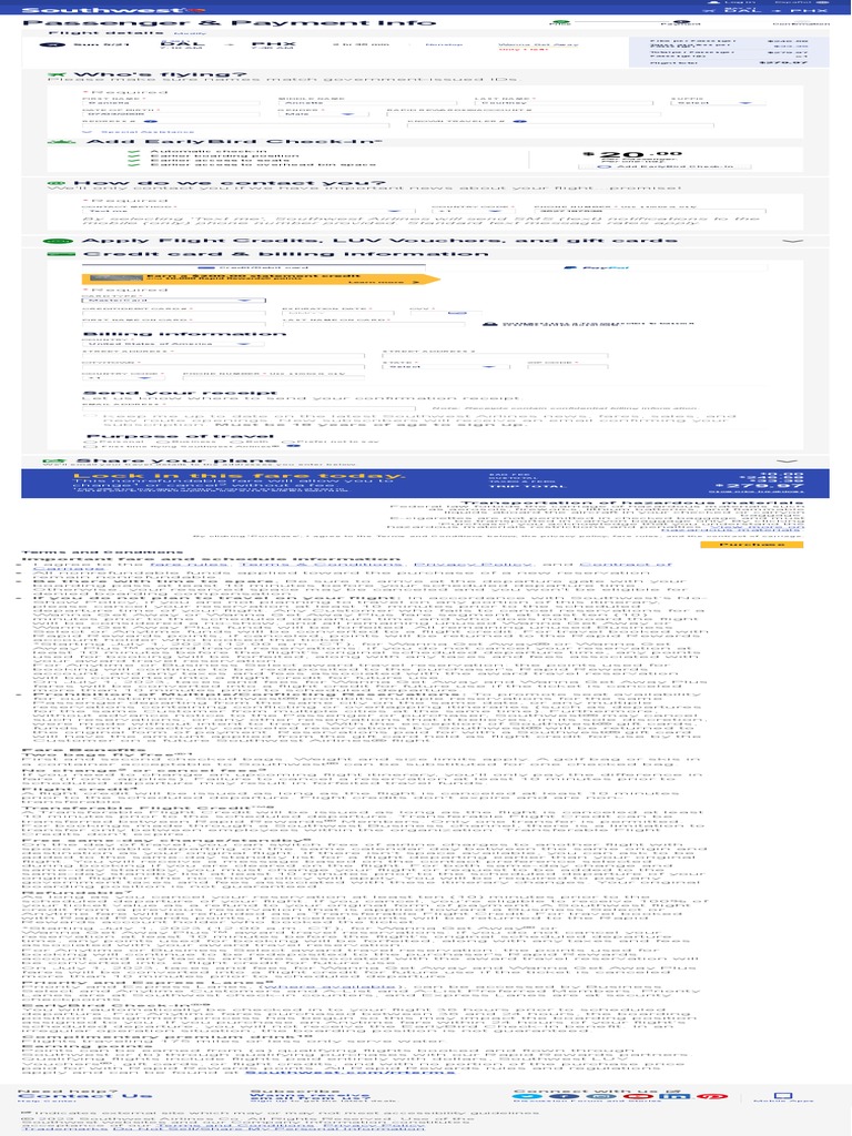 What Day Is Best To Book A Flight Southwest Airlines