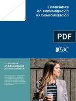 Licenciatura Administracion Comercializacion