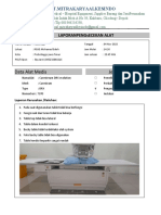 Service Report Table X-Ray Stationary Careastream RSUD DR Abdul Saleh Jatim