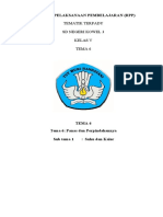 Rencana Pelaksanaan Pembelajaran (RPP) : Tematik Terpadu SD Negeri Kowel 3 Kelas V Tema 6