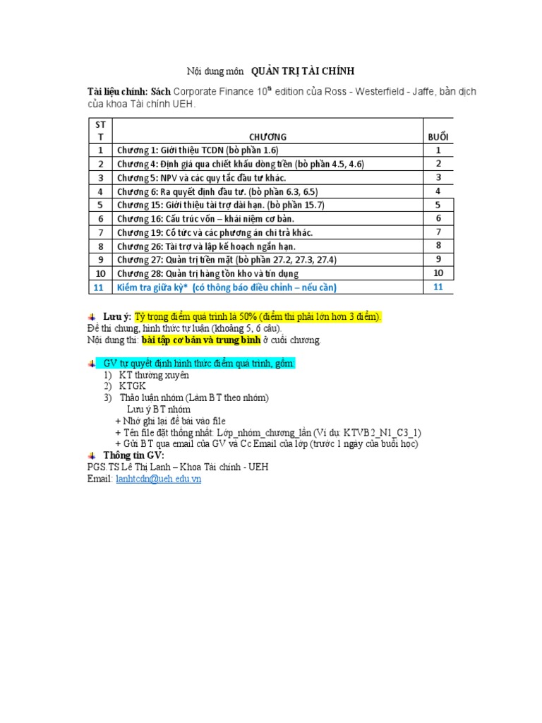 N I Dung QTTC | PDF