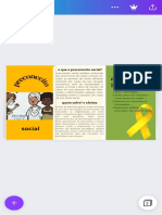 Cópia de Setembro Amarelo Campanha Saúde Mental Retrô Verde Folder - C-Fold Brochure (17 X 11 In)