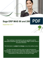 Sage ERP MAS 90 and 200 Roadmap September