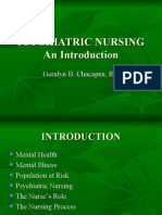 Psychiatric Nursing An Introduction