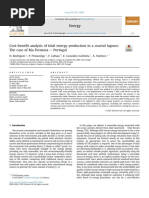 Cost-Benefit Analysis of Tidal Energy Production in A Coastal Lagoon