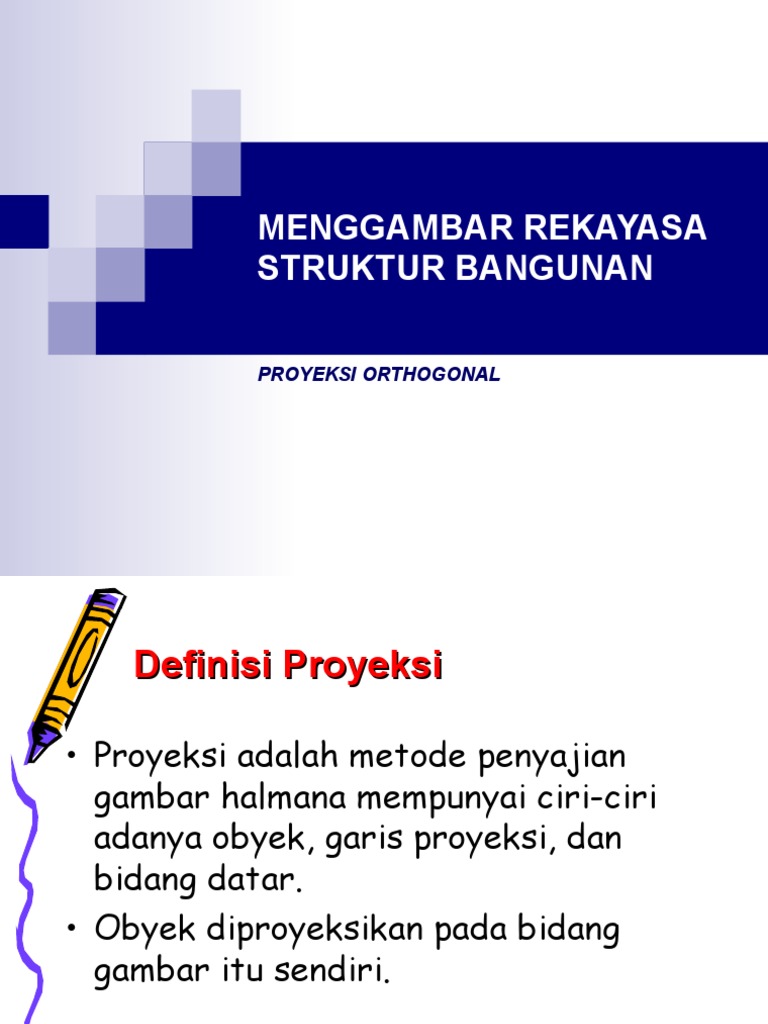 100 Proyeksi Orthogonal | PDF