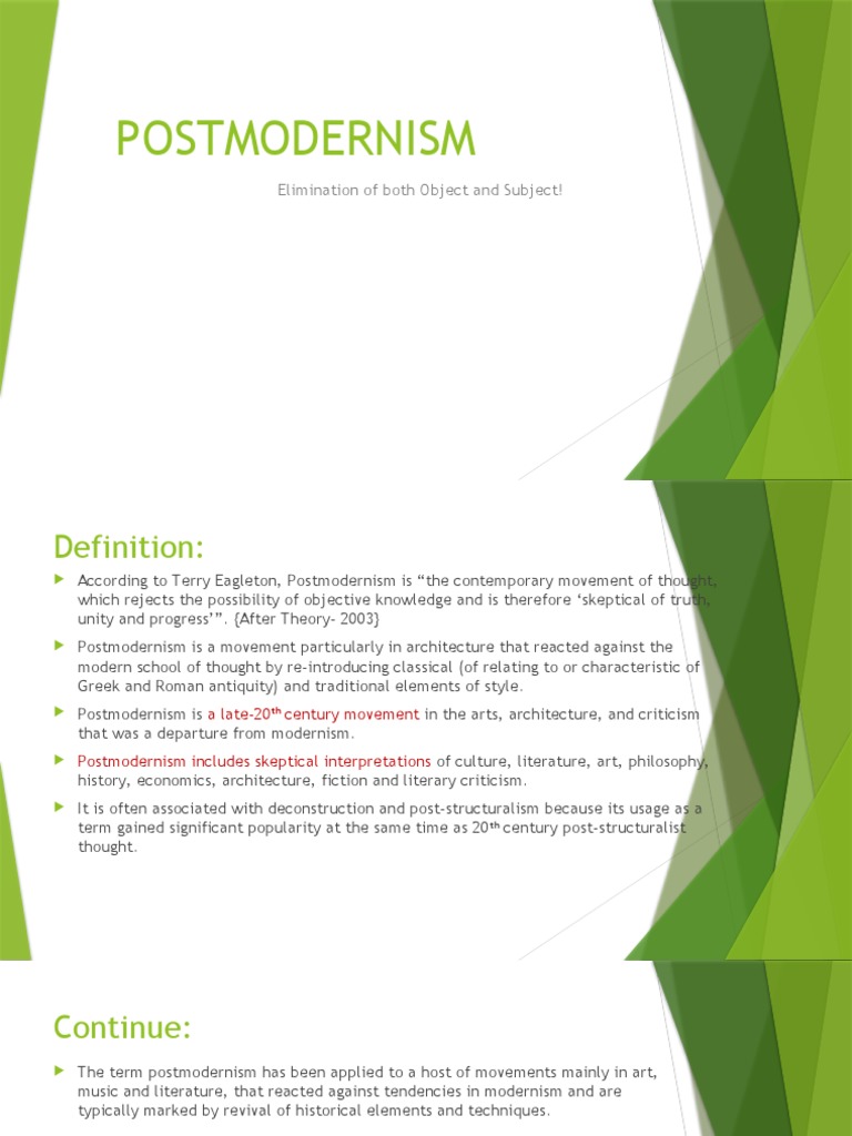 Explaining Postmodernism Pdf – Explaining Postmodernism – ITULM