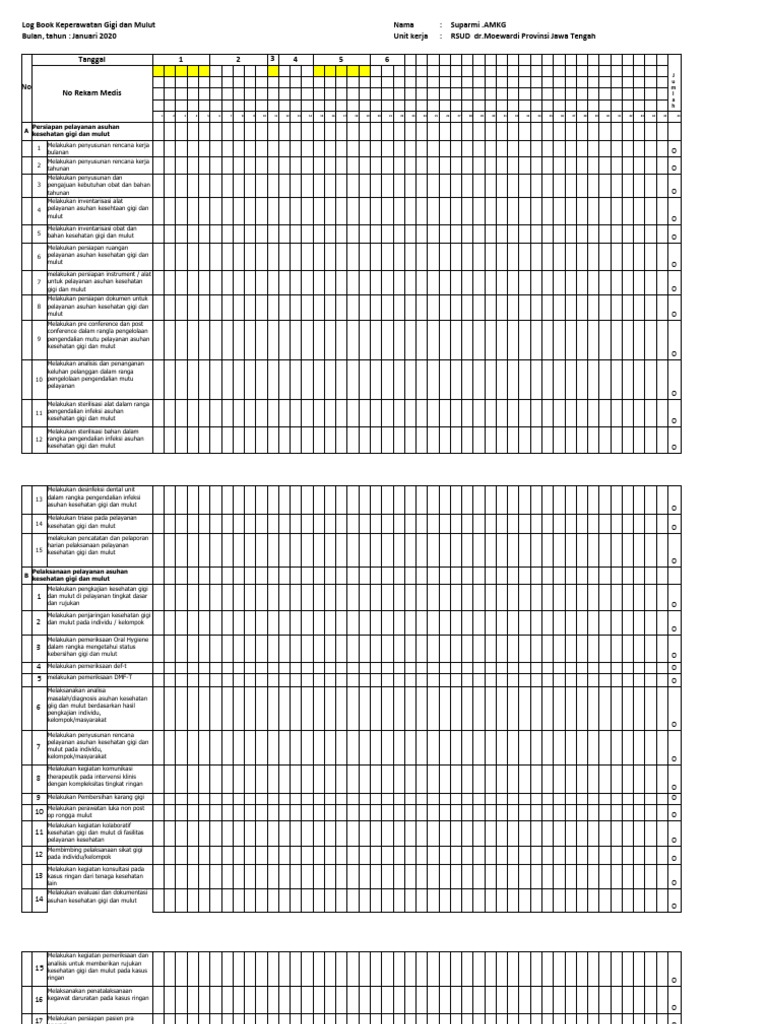 Log Book Terampil | PDF