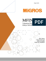 Migros Valuation Project
