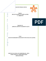 Actividades - Excel