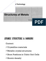 Chapter 3 Structures of Metals 2023 - March 23