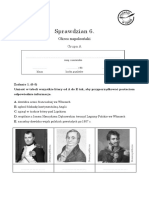 Historia Klasa VI A 4.06.2020 Powtórzenie 6 Wersja A PDF