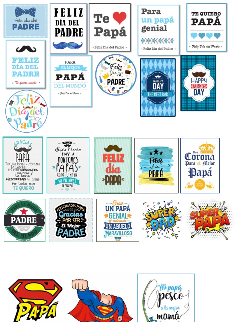 tarjetas dia del padre | PDF