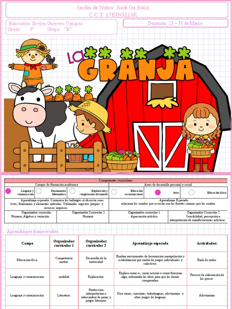 Actividades Educativas en Jardín de Niños | PDF