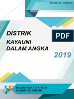 Kecamatan Kayauni Dalam Angka 2019