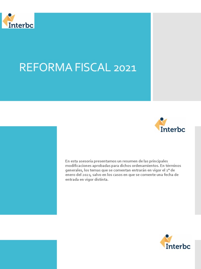 REFORMA FISCAL 2021 PDF