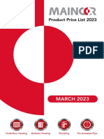 Maincor PriceGuide March 2023