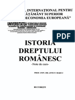 Istoria Dreptului Romanesc
