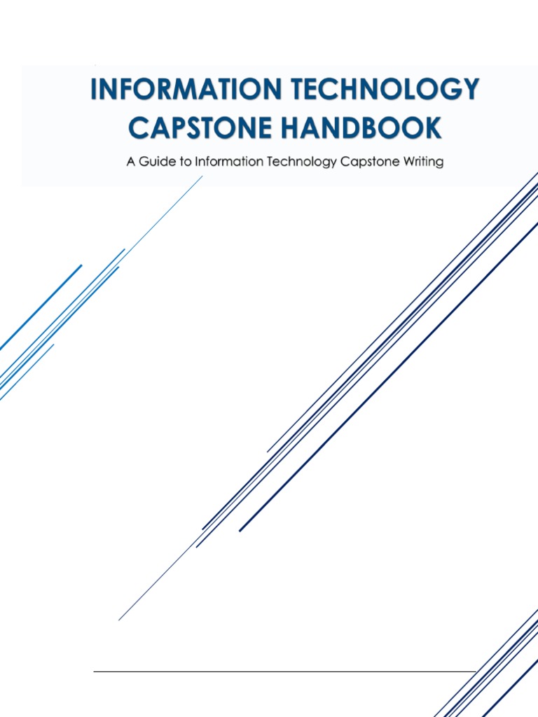 IT Capstone Project Handbook PDF Surveillance Closed Circuit