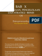 Pertemuan X Perencanaan, Strategi