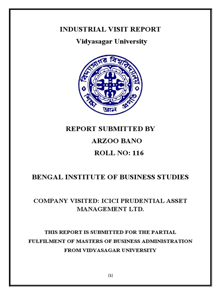 Industry Visit Report PDF