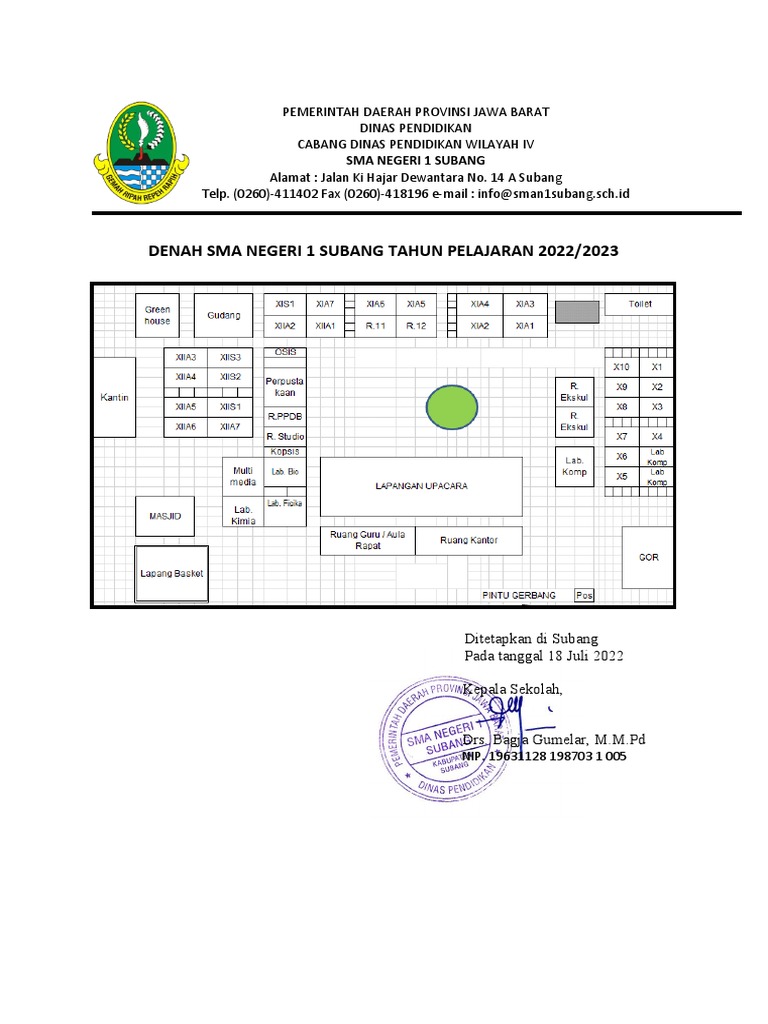 Denah Sekolah Pdf