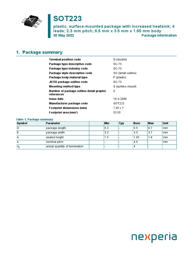 SOT223 | PDF