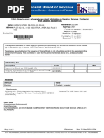 Karachi Steel 2021 Exemption Certificate