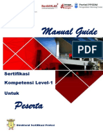Manual Guide Sertifikasi Kompetensi Level-1 Untuk Peserta