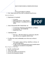 Procedure On KBP Online Accreditation Exam. March 09, 2023