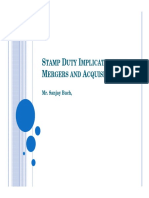 Stamp Duty Implications of Mergers and Acquisitions SRB