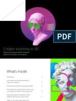 Creator Economy in 3d