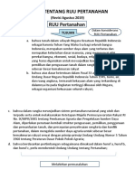 Kajian RUU Pertanahan Agustus 2019