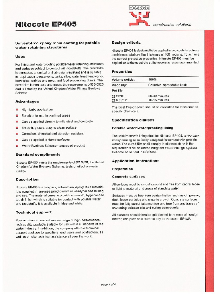 0418080438 Datasheet File Nitocote EP405 PDF