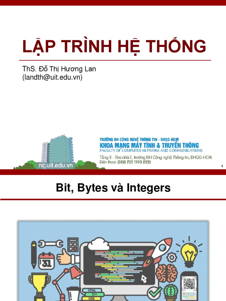 Chương 1 - 02-03-bits-ints - Lập trình hệ thống | PDF