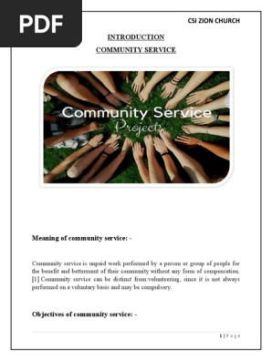 VIDHYA.P community service project^