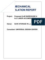 Ventilation Calculation Report