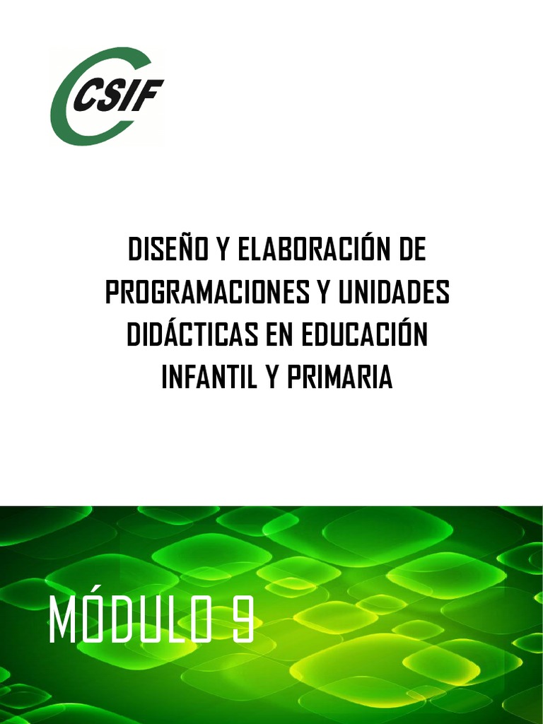 Unidades Didácticas en Educación Infantil | PDF | Plan de estudios ...