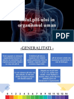 Rolul Ph-Ului in Organismul Uman
