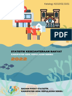 Statistik Kesejahteraan Rakyat Kabupaten Kepulauan Seribu 2022