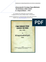 A Magyar Gazdasszonyok Orszagos Egyesuletenek Rovid Tortenete Es Alapszabalyai 1