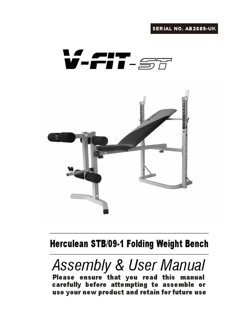 V-Fit ST Multi Gym Assembly Manual | PDF | Physical Fitness | Pulse